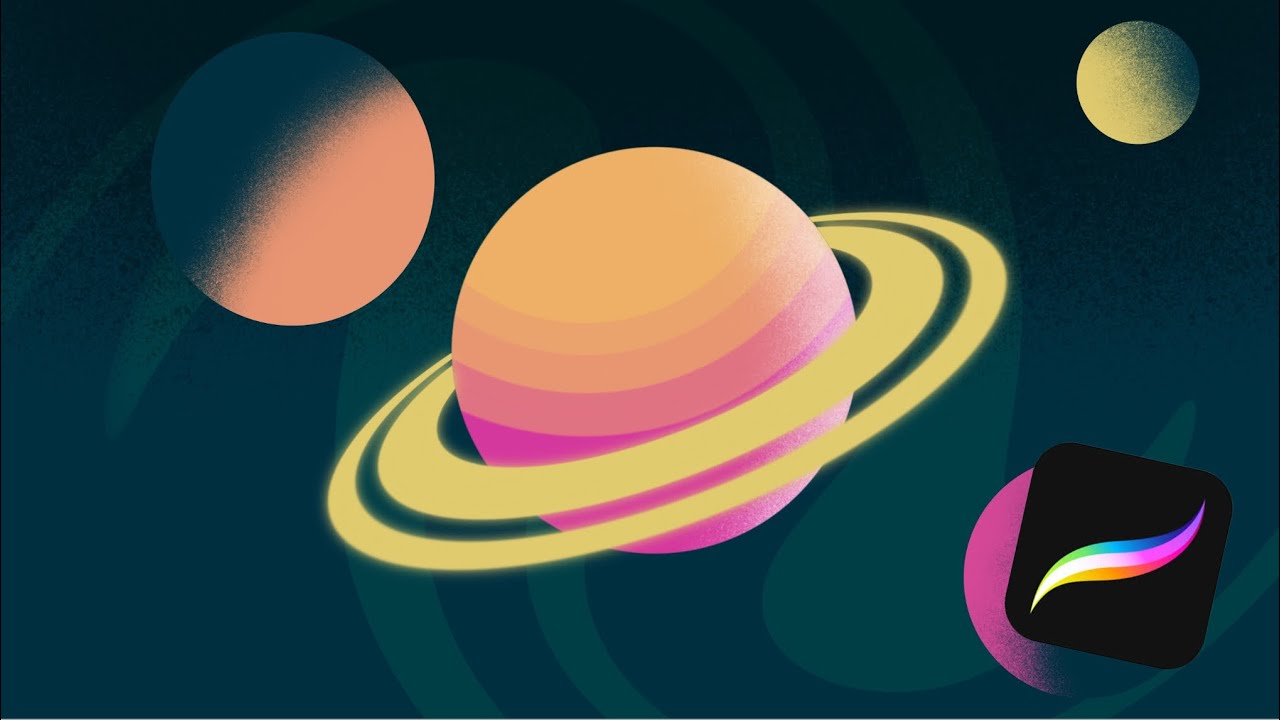 Space Pro Create Space Procreate Sketch! - YouTube