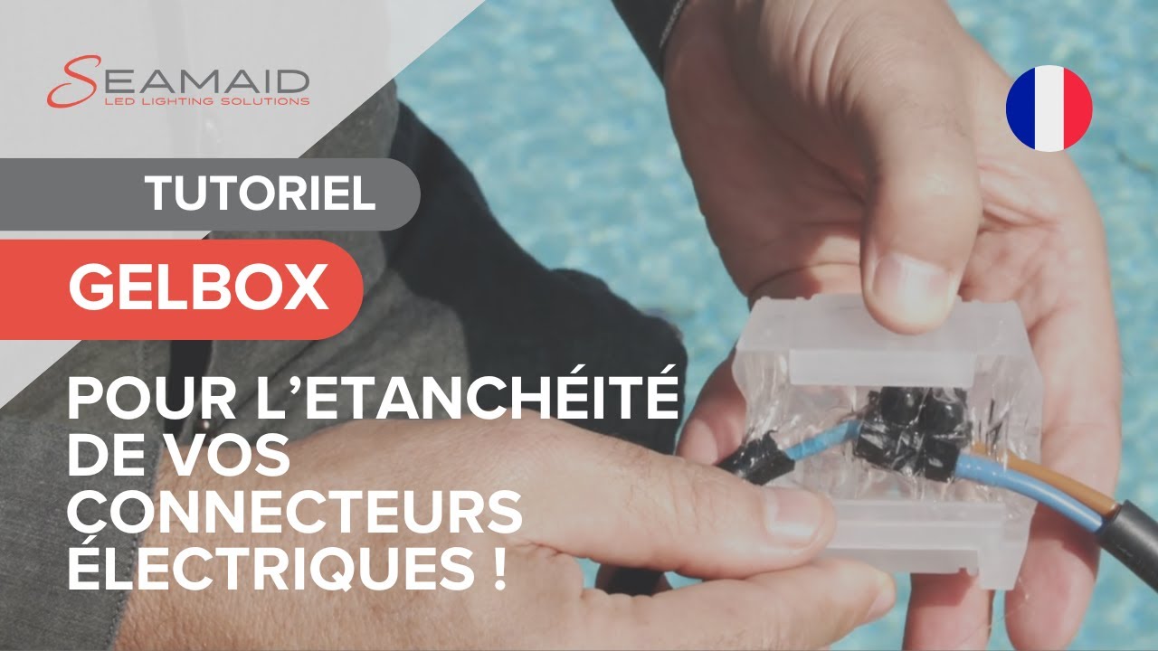 Connecteur de câble électrique étanche extérieur avec levier