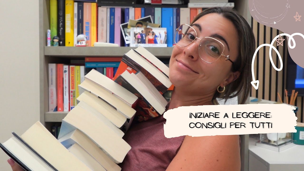 CONSIGLI PER INIZIARE A LEGGERE - pila di libri per ogni genere 📚