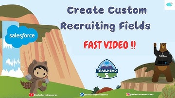 Build A Data Model For A Recruiting App💻| Create Custom Recruiting Fields🚨🌐| #salesforce #trailhead