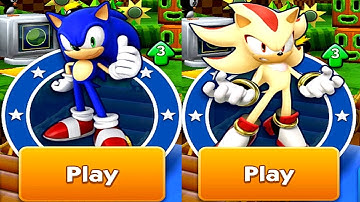 Sonic Dash Sonic VS Super Shadow Gameplay (iOS, Android) Part 2