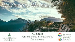 2025 United Church of Underhill Live Stream