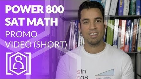 Power 800 SAT Math Short Promo Video