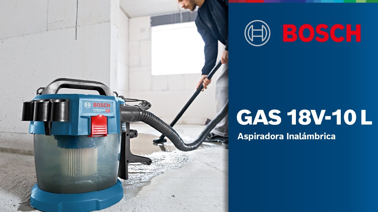 Aspiradora Inalámbrica 18V GAS 18V-10 L - YouTube