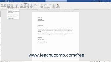 Word 2019 and 365 Tutorial Detaching the Data Source Microsoft Training