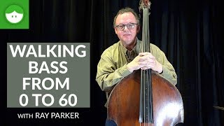walking bass from 0 to 60 with ray parker