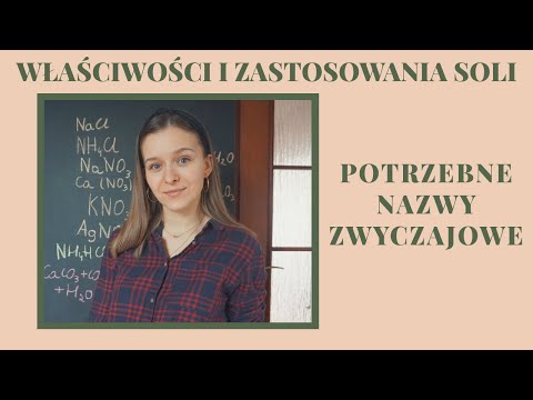 #59 chemia- NAZWY ZWYCZAJOWE SOLI | WŁAŚCIWOŚCI | ZASTOSOWANIA | MIESZANINA OZIĘBIAJĄCA