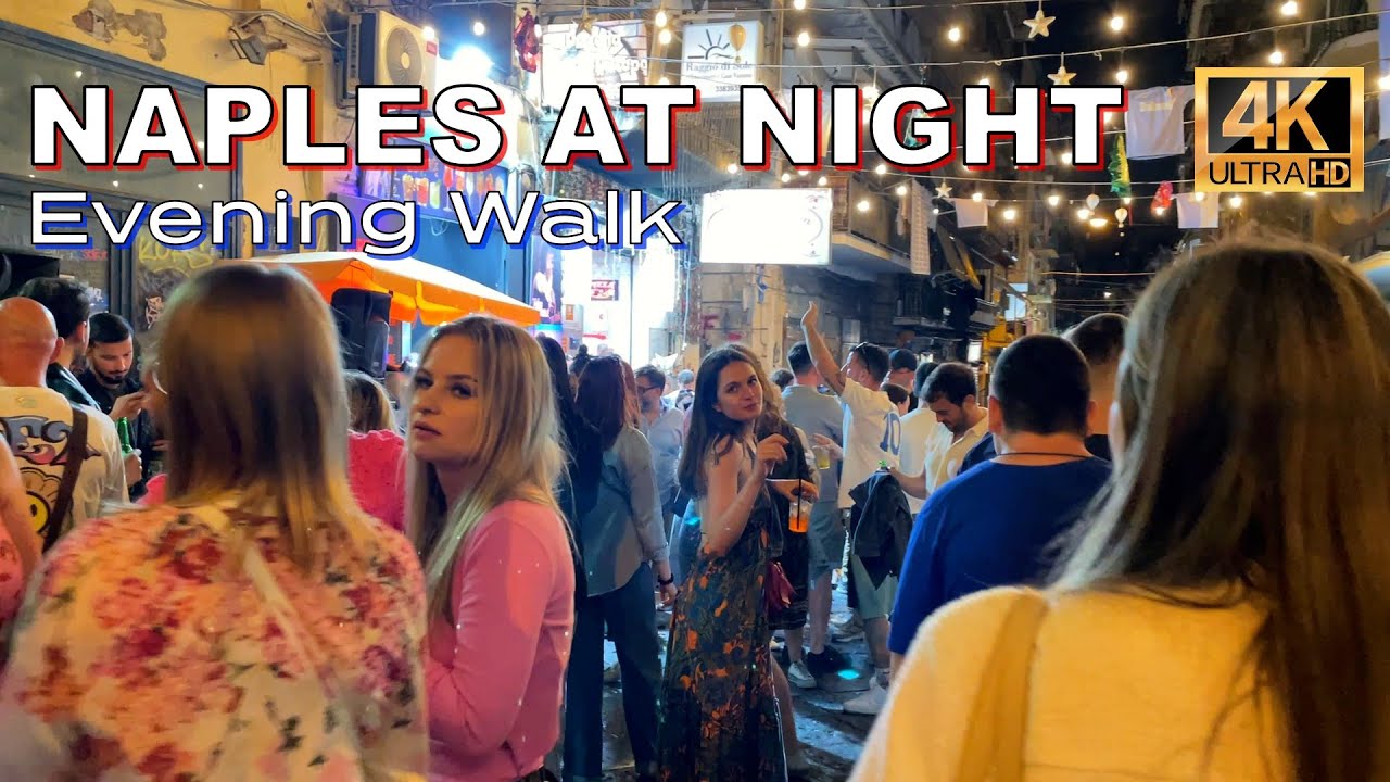 Napoli, Italy 🇮🇹 Summer 2025 - 4K HDR Evening Walking Tour
