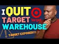 I got a job at target distribution this is what happened