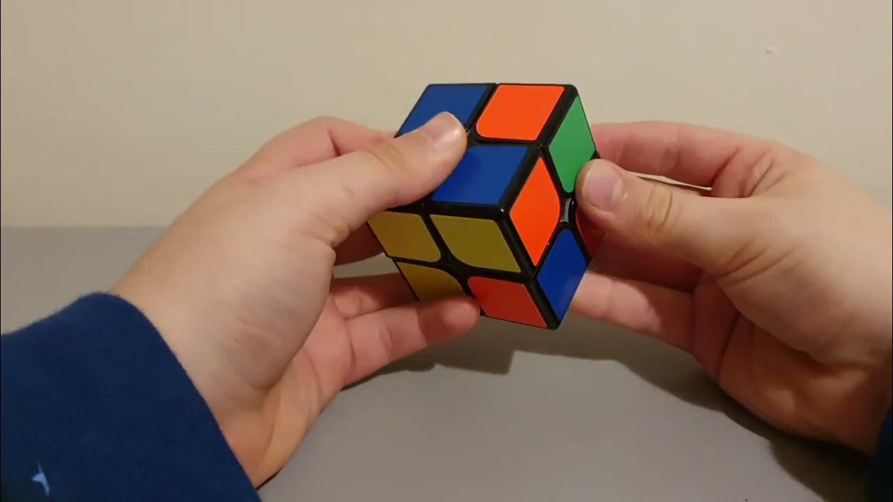 How to solve a 2by2 Rubik cube step 1 YouTube