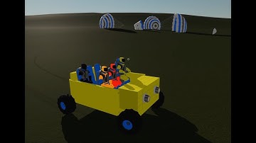 taking astronauts to base by car in simplerockets 2