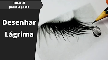 Como fazer lágrimas no desenho?