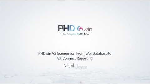 Oil & Gas Reserves Economics in PHDwin V3: WellDatabase Import → Cases → Excel/V3 Connect Reporting