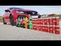 Crushing Crunchy Soft Things by Car! COCA Cola Vs Car HONDA TEST