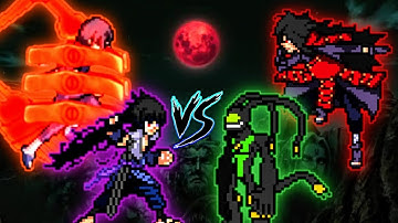 Sasuke Indra OP & Itachi S1 OP VS Ben 10 UA OP & Uchiha Madara OP in Jump Force Mugen