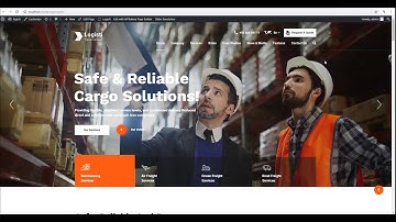 Install and import demo data Logisti - Logistics & Transport WordPress Theme
