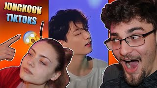 Me and my sister watch Jeon Jungkook TikTok Compilation (Reaction)