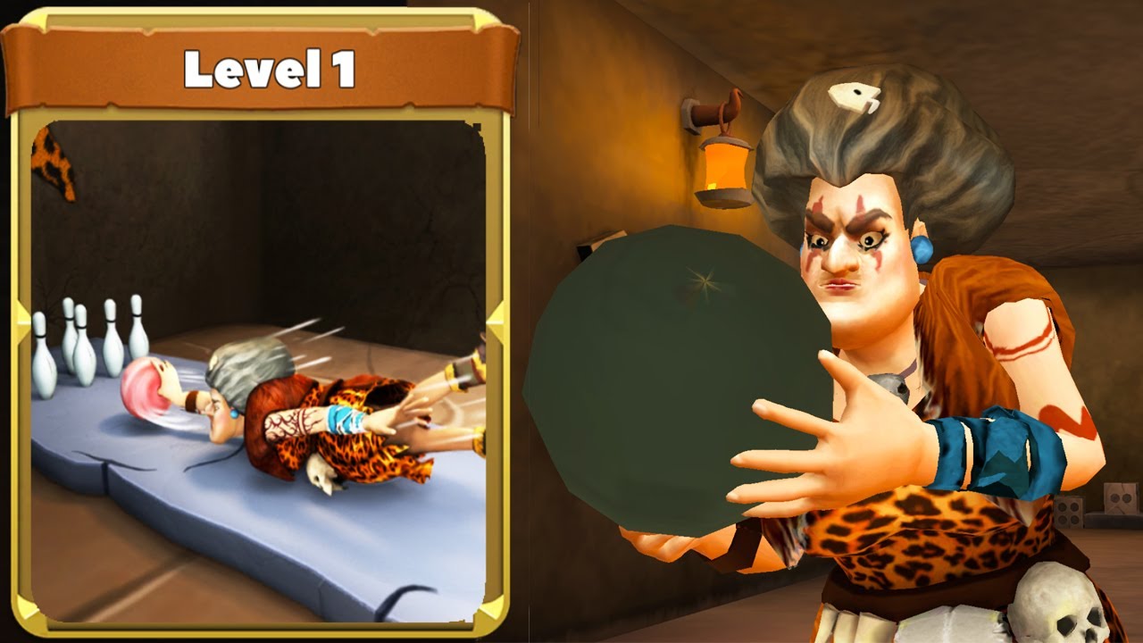 Scary Teacher Stone Age | HATE Triangle Level 1 Walkthrough (iOS Android)