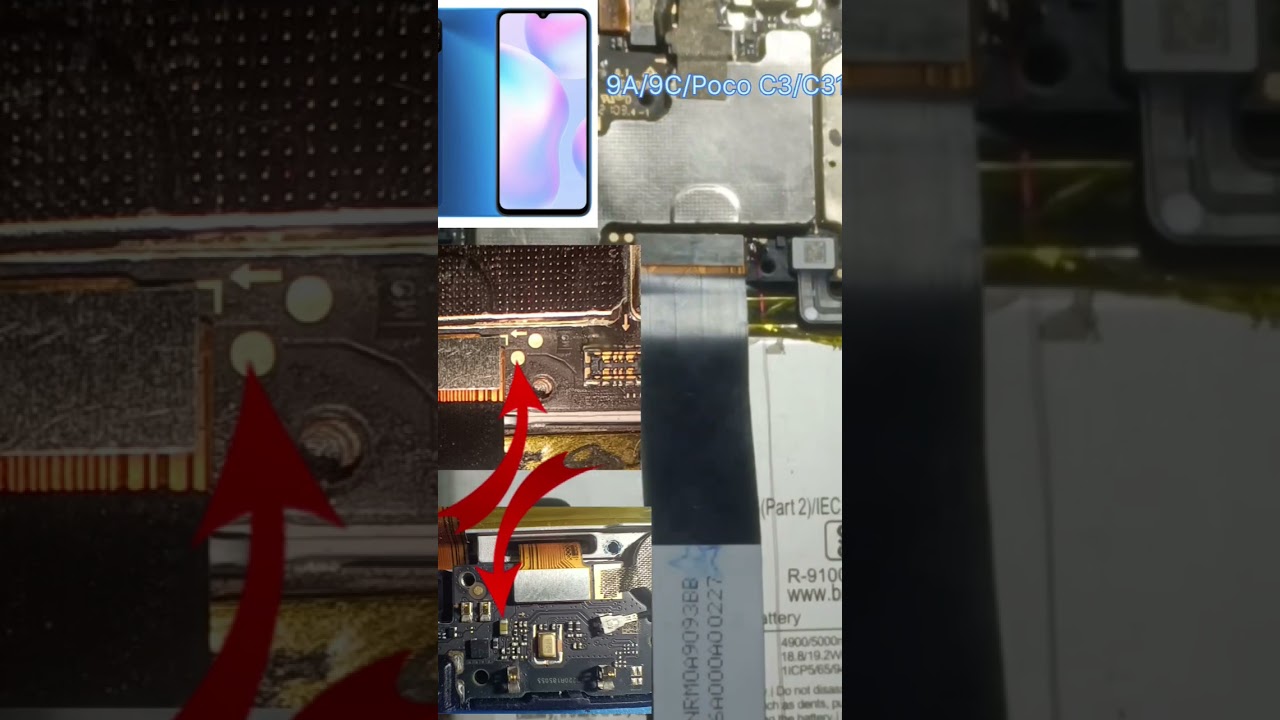 Redmi 9/9A/9C / C3/C31 Charging logo problem/Charging Jumper/fake Charging 