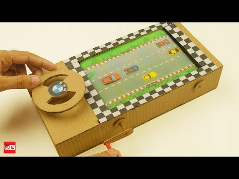 How To Make Car Racing Desktop Game from Cardboard