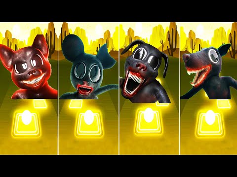 Cartoon Band: Cartoon Cat vs Cartoon Mouse vs Cartoon Dog vs Cartoon Rat | Tiles Hop: EDM Rush!