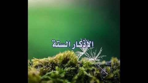 الأذكار الستة التي تعين العبد على الابتعاد عن الهموم والاوجاع والاحزان والامراض  والذنوب بعد الله