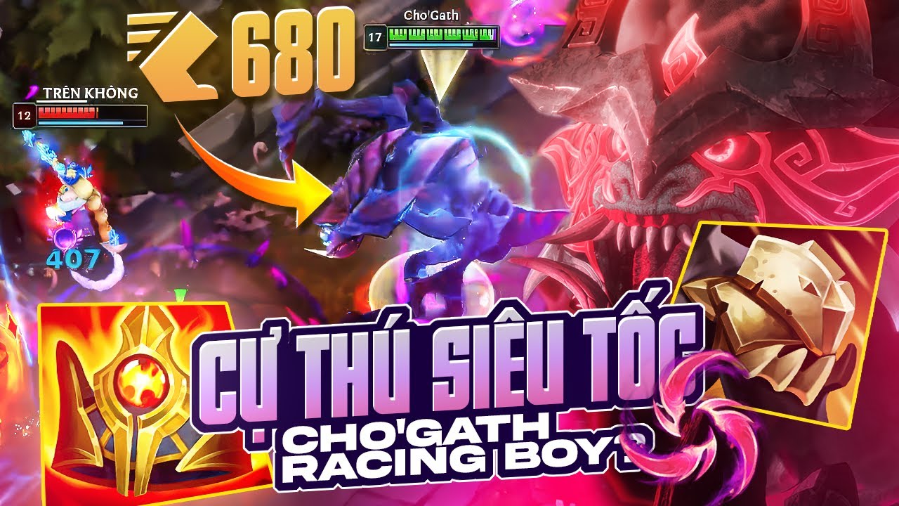 CHOGATH TỐC CHẠY...680 SỐ? CỰC DỊ VỚI CHOGATH "RACING BOY" CỦA DỊ NHÂN THÁCH ĐẤU EUW | HÀ TIỀU PHU