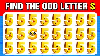 78 puzzles for GENIUS | Find the ODD One Out - Number & Letter Edition 🔠