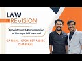 Appointment &amp; Remuneration of Managerial Personnel Revision | SPOM &amp; IBS | CA/CMA Final |Madhav Heda