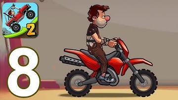 Hill Climb Racing 2 - Gameplay Walkthrough Part 8 - Motocross (iOS,Android)