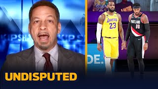 Carmelo joins LeBron, AD, \& Westbrook at Lakers — Broussard | NBA | UNDISPUTED