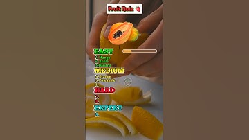 Can You Name These Nine fruits by their images? #fruit #quiz #canyouguess