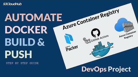 Automate Docker Build & Push to Azure Container Registry (ACR) | Push Docker Image