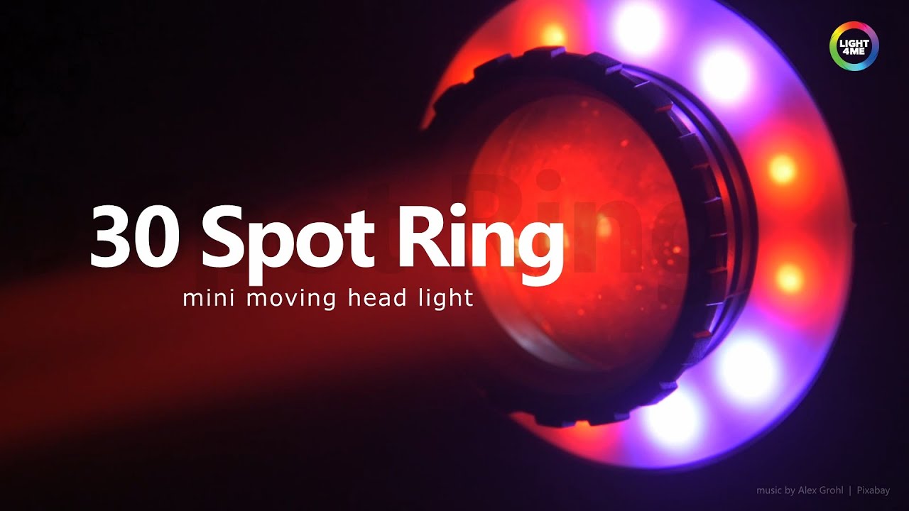 Light4Me 30 Spot Ring – głowica ruchoma LED