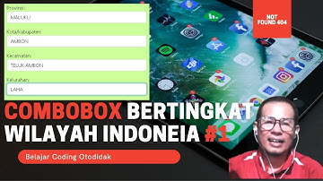 Combobox bertingkat wilayah Indonesia # Part 1