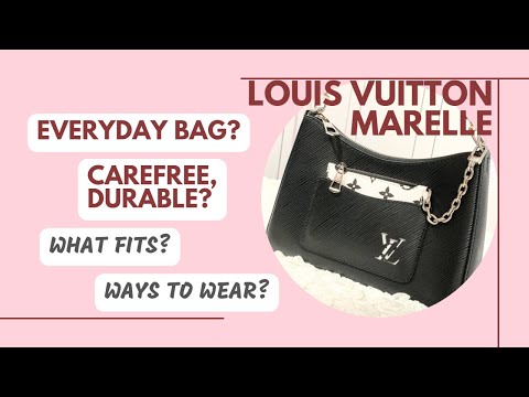LOUIS VUITTON MARELLE REVEAL  First Impressions, Comparison, What Fits  Inside 