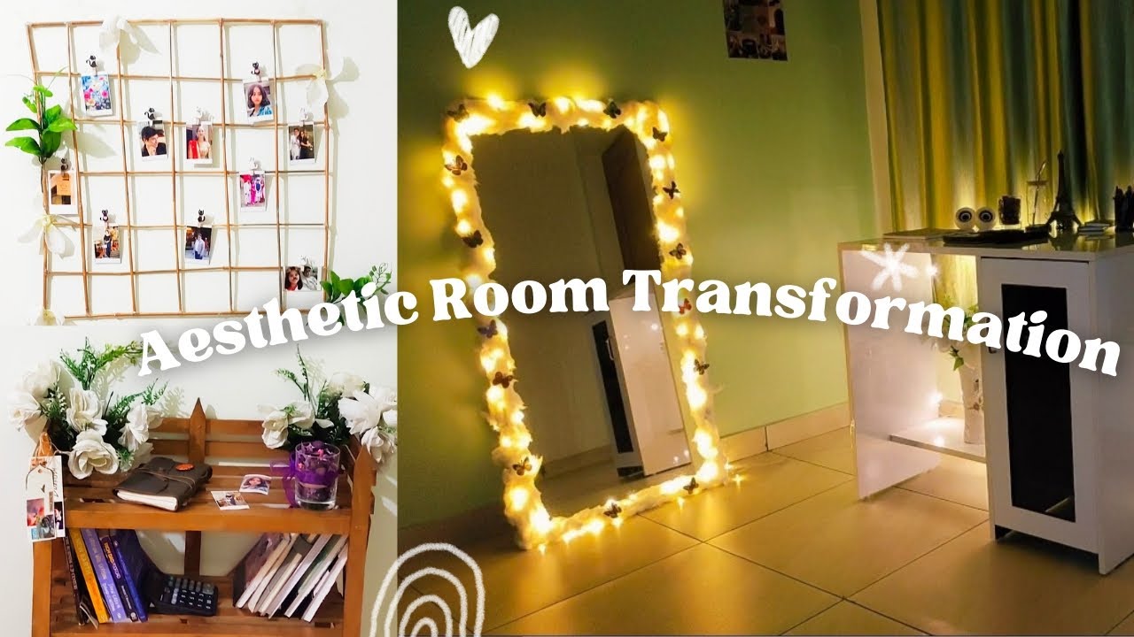 Aesthetic Room makeover🌷 Room transformation in budget Pinterest