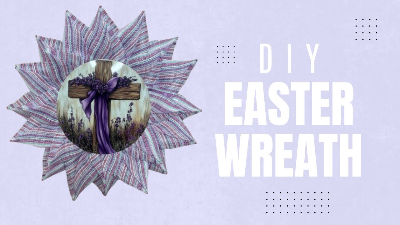 Как сделать пасхальный венок из блинов | Идеи тонких весенних венков