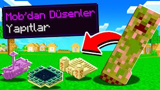 MİNECRAFT'ta HER YARATIKTAN YAPILAR ÇIKIYOR  Minecraft