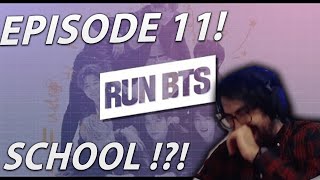 BTS - Run Episode 11 BACK TO SCHOOL! | Reaction