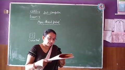 Mamta gupta class 4th  computer  lesson 5 part 1