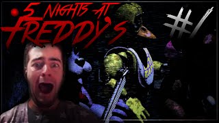 FUNNY JUMPSCARES - 5 Nights at Freddy's w/FACECAM - Part 1- Scary Game Reactions