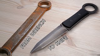 Making a Knife From An Old Wrench