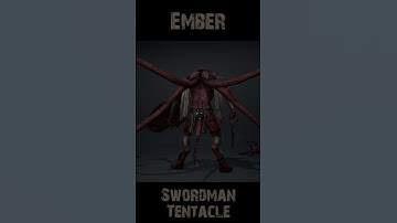 Ember Swordman Tentacle 360 #character #rogerkint #3d #animation #gaming #unity #unreal #ember