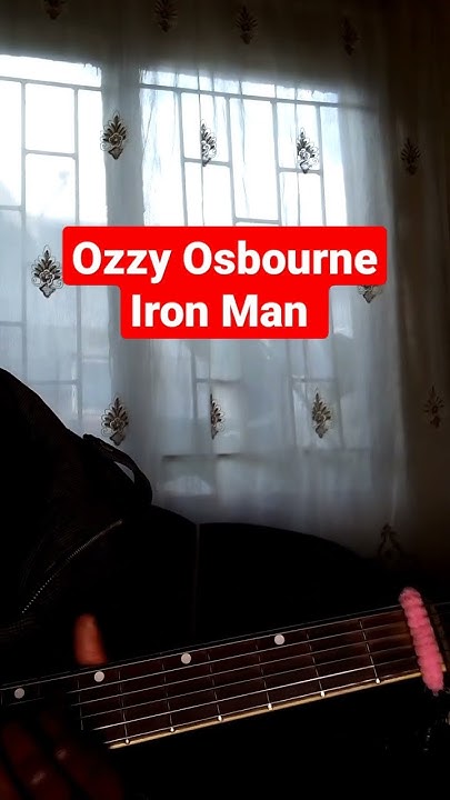 ozzy osbourne iron man guitar