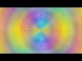 4K UHD 60fps Pulsing Cyan &amp; Magenta Concentric Circles Screensaver VJ Loop