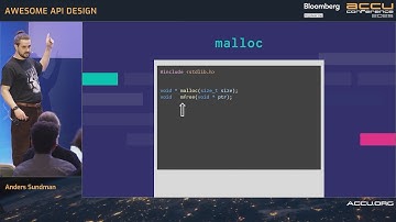 Awesome API Design - Anders Sundman - ACCU 2025