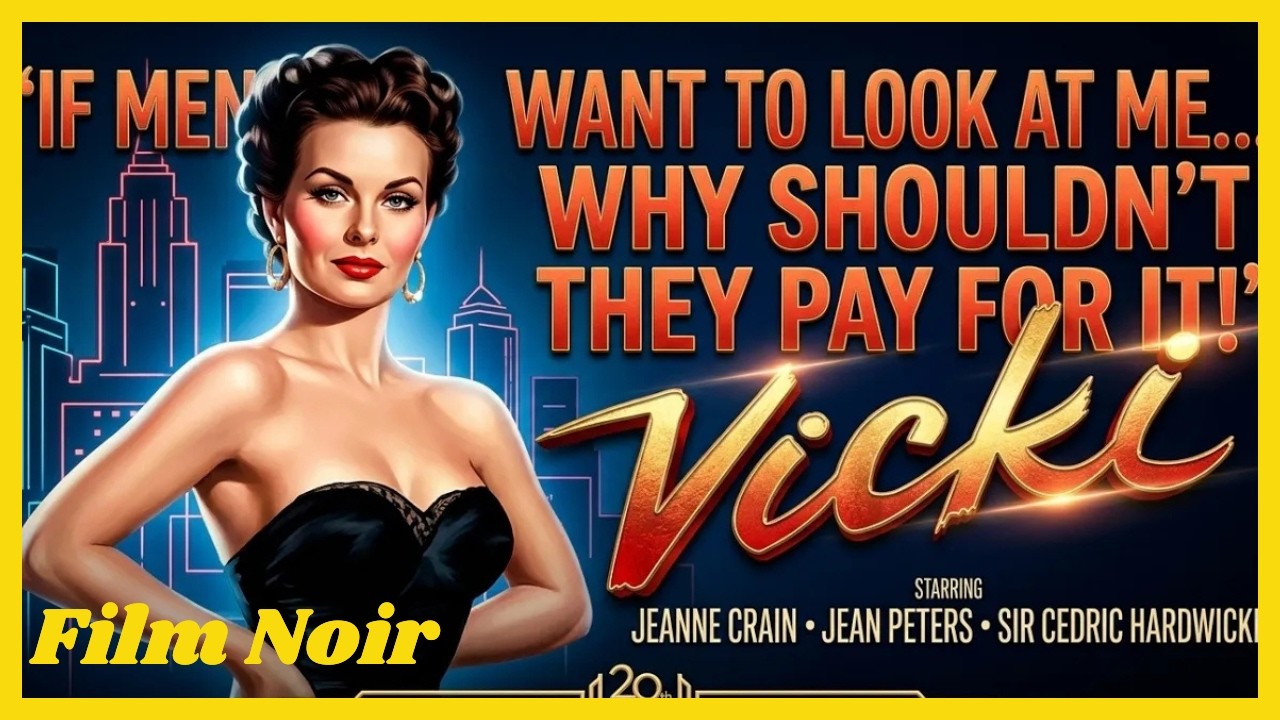 She Was Beautiful… Then She Was Dead 😳 | Vicki (1953) Film Noir Full Movie