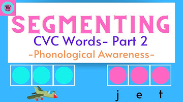 Segmenting /CVC Words /  Phonological Awareness / Kindergarten / Preschool / Phonemic Awareness