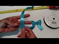 How to make a hair bow no tool just fingers